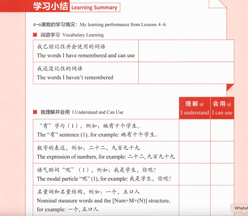 Lektionsübersicht im neuen offiziellen HSK1 3.0 Lehrbuch (2026)