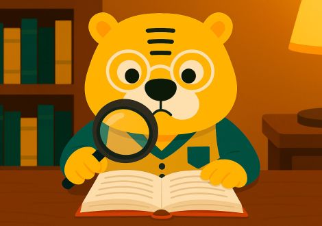 Bingo usa un dizionario cartaceo di cinese nel suo ufficio da insegnante