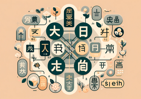 Caracteres Chinos con Múltiples Pronunciaciones: Una Representación Visual