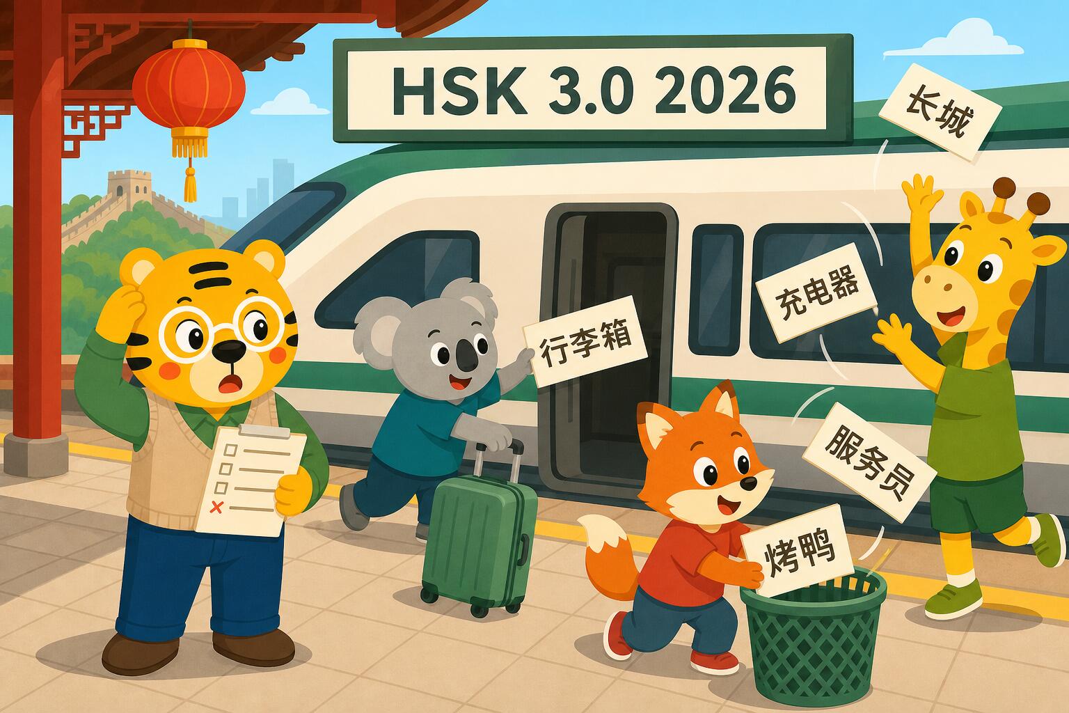 Nützliche chinesische Wörter, die 2026 aus dem HSK 3.0 verschwinden, aber im Alltag wichtig bleiben