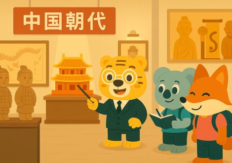 Visita al museo de las dinastías chinas – personajes de Khanji School