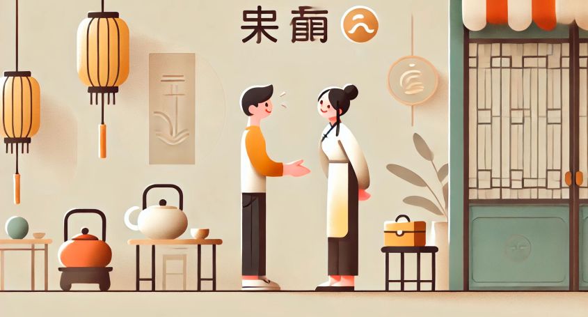 Illustration about respectful forms of address in Chinese.