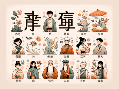 Chinesische homophone Schriftzeichen mit verschiedenen Bedeutungen