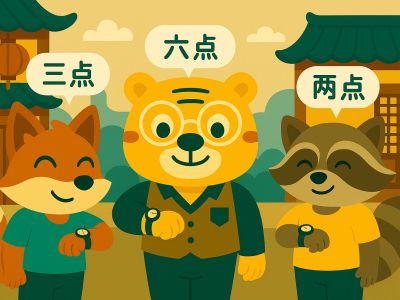 How to tell the time in Chinese with Khanji School characters