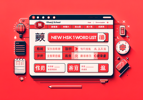 New HSK 1 v3.0 Vocabulary List in English