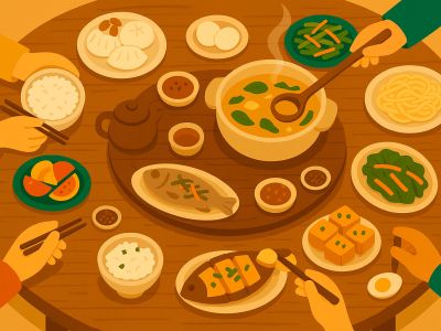 Базовая китайская лексика по еде с традиционными блюдами