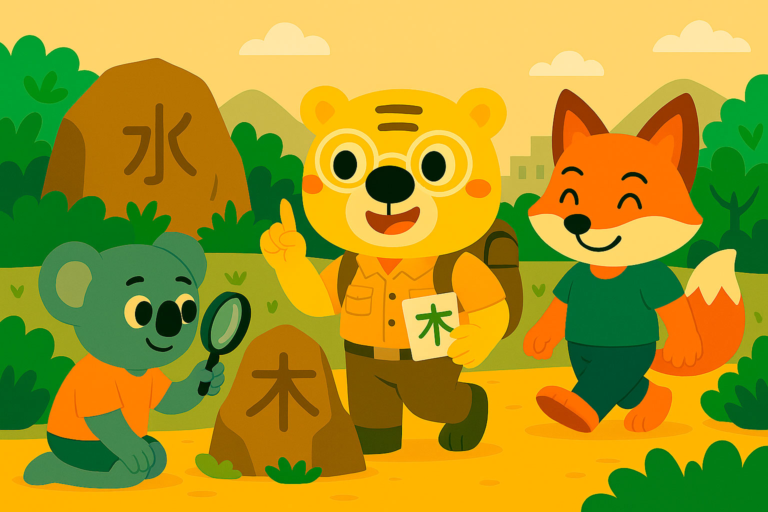 Illustration des radicaux chinois les plus utiles pour apprendre les caractères