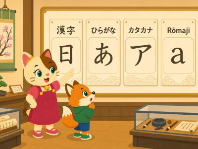 Système d’écriture japonais : kanji, hiragana, katakana et rōmaji