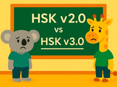 HSK v2.0 vs HSK v3.0 - Ilustración en el aula