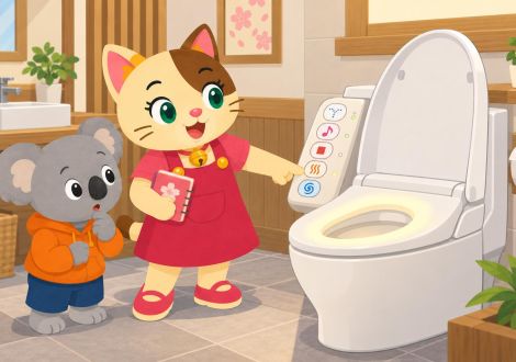 Pulsanti e funzioni di un WC giapponese